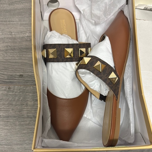 Michael Kors Women's Wren Studded Slip-On Flats - Picture 2 of 6